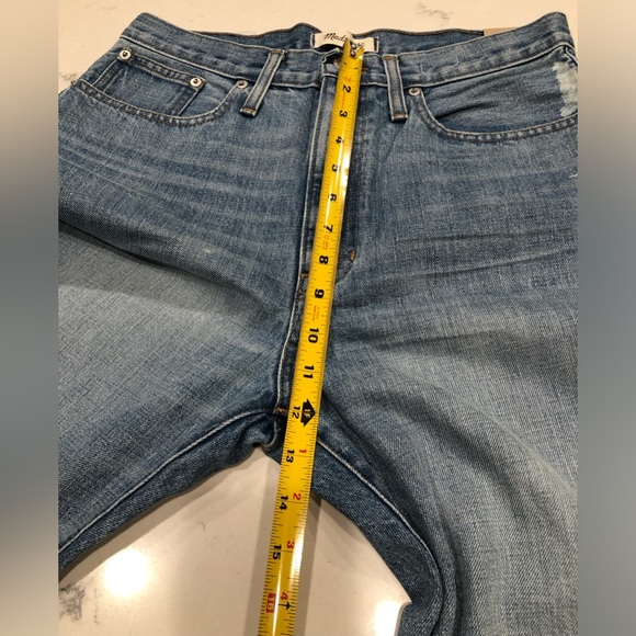 NWT Madewell The Dadjean Denim Jeans Bleached Edition size 27 - Picture 10 of 16